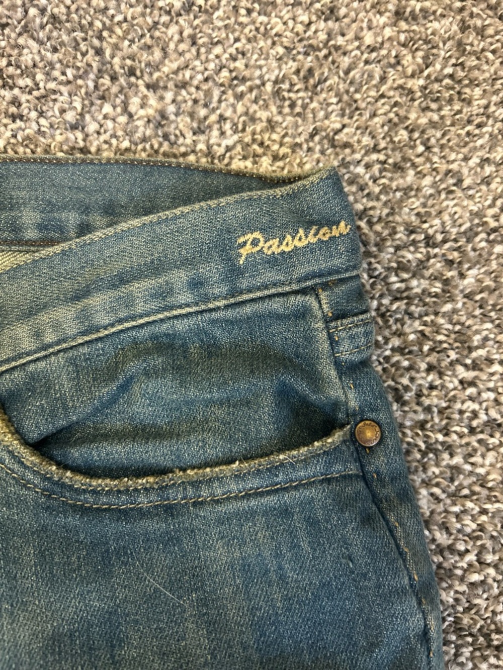 Goldsign Passion Medium Blue Flare Jeans-Vintage-Still original coloring! - Picture 4 of 11